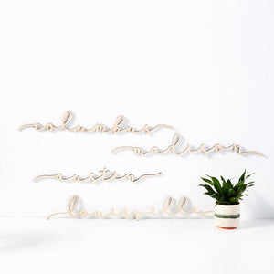 City Name Floating Script Case Pack [of 6]