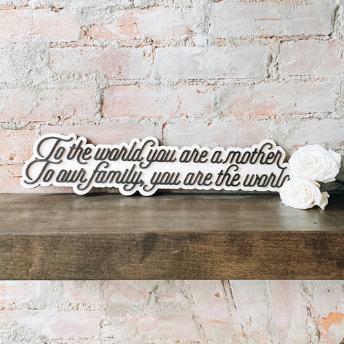 Mother's Day Layered Quotes Case Pack [of 6] - Same SKU
