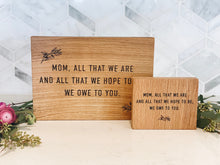 Load image into Gallery viewer, Mother&#39;s Day Oak Wood Quote Plaque Case Pack [of 12] Mix &amp; Match