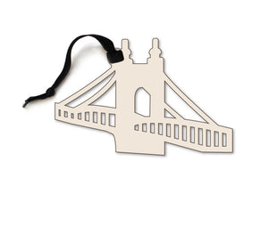 Roebling Bridge Cutout Ornament Case Pack [of 6]