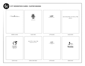 City Skyline Woodstock Card Case Pack [of 6]