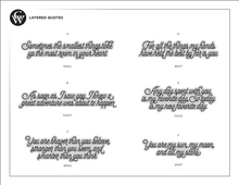 Load image into Gallery viewer, Layered Quotes Case Pack [of 6] - Same SKU
