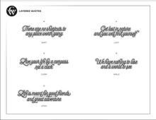 Load image into Gallery viewer, Layered Quotes Case Pack [of 12] - Mix &amp; Match 4 SKUs